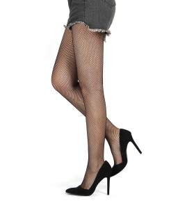 Sextoys, sexshop, loveshop, lingerie sexy : Bas & Collants : Collant sexy petite résille noir TU