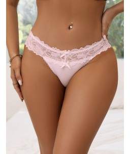 Sextoys, sexshop, loveshop, lingerie sexy : Strings & Boxers : Jolie String sexy rose S/M