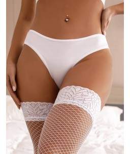 Sextoys, sexshop, loveshop, lingerie sexy : Lingerie sexy grande taille : String sexy Blanc 5XL