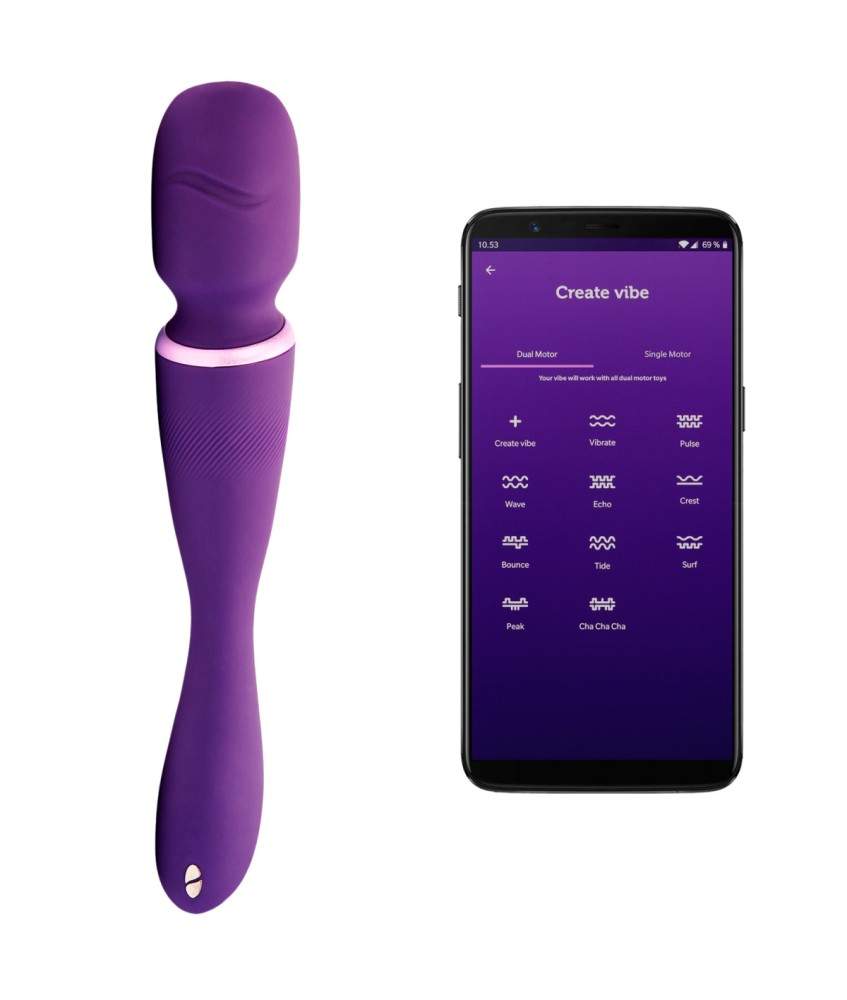 Sextoys, sexshop, loveshop, lingerie sexy : Sextoys luxe : We vibe- Wand Pourpre