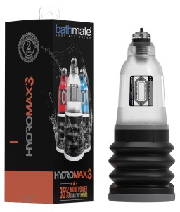 Sextoys, sexshop, loveshop, lingerie sexy : Développeur Homme : Developpeur Bathmate Hydromax 3 Transparent