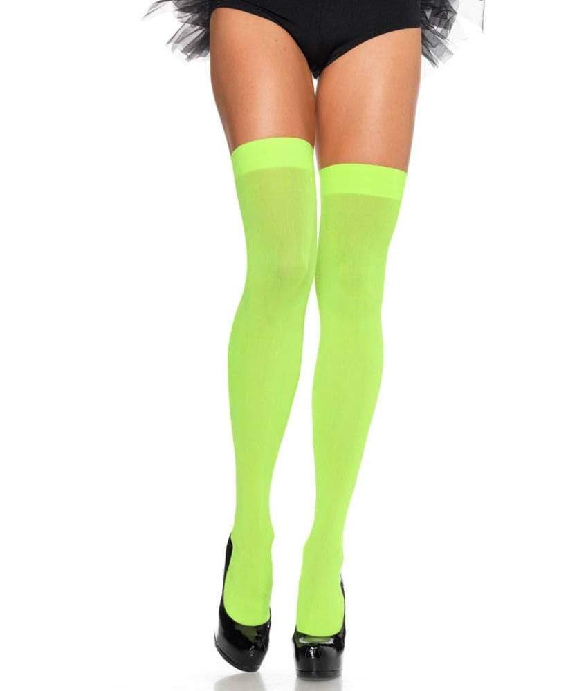 Sextoys, sexshop, loveshop, lingerie sexy : Bas & Collants : Leg Avenue - Sexy Bas néon vert