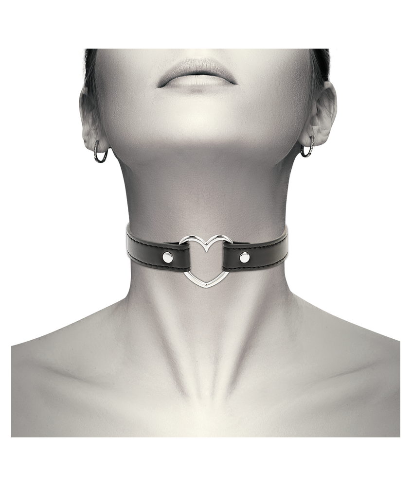 Sextoys, sexshop, loveshop, lingerie sexy : Colliers BDSM : Collier en forme de coeur bdsm