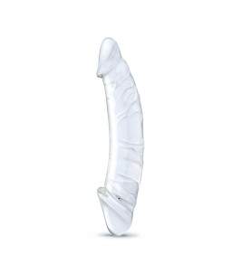 Sextoys, sexshop, loveshop, lingerie sexy : Gode en Verre : Gode Double en Verre Vaginal ou Anal transparent