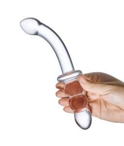 Sextoys, sexshop, loveshop, lingerie sexy : Gode en Verre : Godemichet en Verre Glass Dildo avec Poignée