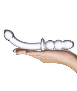 Sextoys, sexshop, loveshop, lingerie sexy : Gode en Verre : Godemichet en Verre Glass Dildo avec Poignée