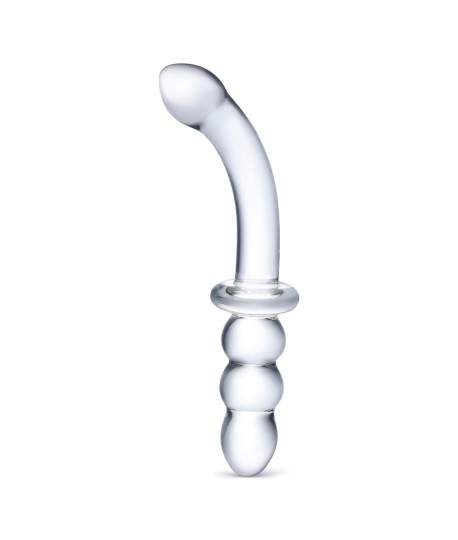 Sextoys, sexshop, loveshop, lingerie sexy : Gode en Verre : Godemichet en Verre Glass Dildo avec Poignée