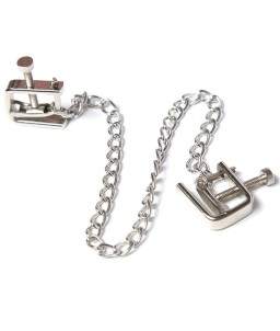 Pince à sein Nipple Clamps avec Chaîne en Métal,SM Bondage Pinces