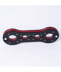 Sextoys, sexshop, loveshop, lingerie sexy : Loveroom - Mobilier BDSM : Contraintes bois noir et rouge - Loveroom - Mobilier BDSM