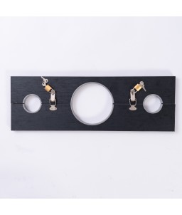 Sextoys, sexshop, loveshop, lingerie sexy : Loveroom - Mobilier BDSM : Plaque de contraintes poingnets et tete - Loveroom - M...