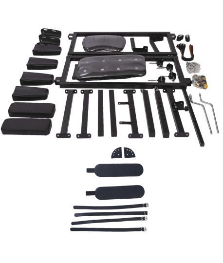 Sextoys, sexshop, loveshop, lingerie sexy : Loveroom - Mobilier BDSM : Chaise de contraintes gynecologue noir - Loveroom - Mo...