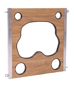 Wooden restraint plate -...