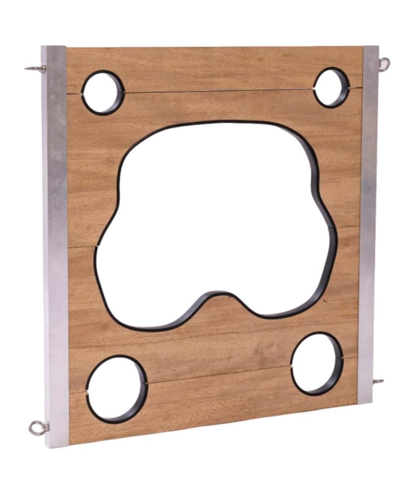 Sextoys, sexshop, loveshop, lingerie sexy : Loveroom - Mobilier BDSM : Plaque de contraintes en bois - Loveroom - Mobilier BDSM