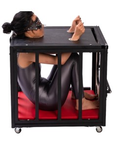 Sextoys, sexshop, loveshop, lingerie sexy : Loveroom - Mobilier BDSM : Cage BDMS assise - Loveroom