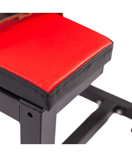 Sextoys, sexshop, loveshop, lingerie sexy : Loveroom - Mobilier BDSM : Chaise de contraintes rouge - Loveroom - Mobilier BDSM