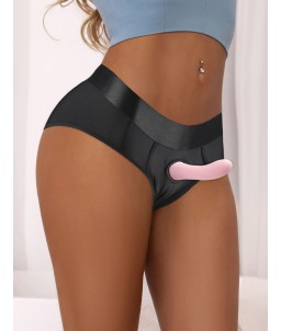 Sextoys, sexshop, loveshop, lingerie sexy : Gode Ceinture : Culotte ceinture noir S