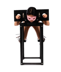 Wood and metal restraint...
