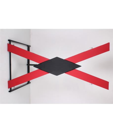 Sextoys, sexshop, loveshop, lingerie sexy : Loveroom - Mobilier BDSM : Croix de saint andrée avec socle - Loveroom - Mobilier...