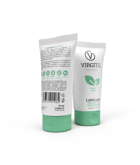 Sextoys, sexshop, loveshop, lingerie sexy : Lubrifiant à base d'eau : Virgite - Lubrifiant naturel Bio 50 ml