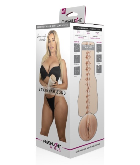 Sextoys, sexshop, loveshop, lingerie sexy : Masturbateur - Vagin Artificiel : Fleshlight Girls vagin Savannah Bond