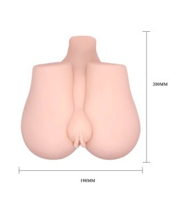 Sextoys, sexshop, loveshop, lingerie sexy : Vagin Artificiel : Masturbateur Vagin et Anus vibrant- Crazy Bull