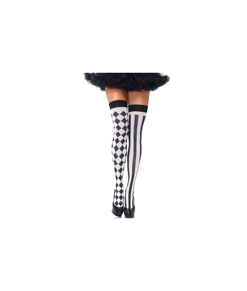 Sextoys, sexshop, loveshop, lingerie sexy : Bas & Collants : Leg Avenue - Sexy Bas Arlequin