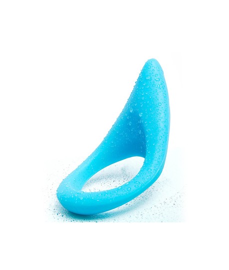 Sextoys, sexshop, loveshop, lingerie sexy : Anneaux Vibrants & Cockring : Anneau Pénien Laid Bleu 5.15cm