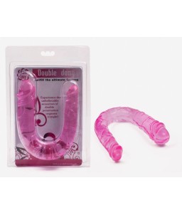 Sextoys, sexshop, loveshop, lingerie sexy : Gode Double - Double dong : Double gode Violet ou rose 30cm