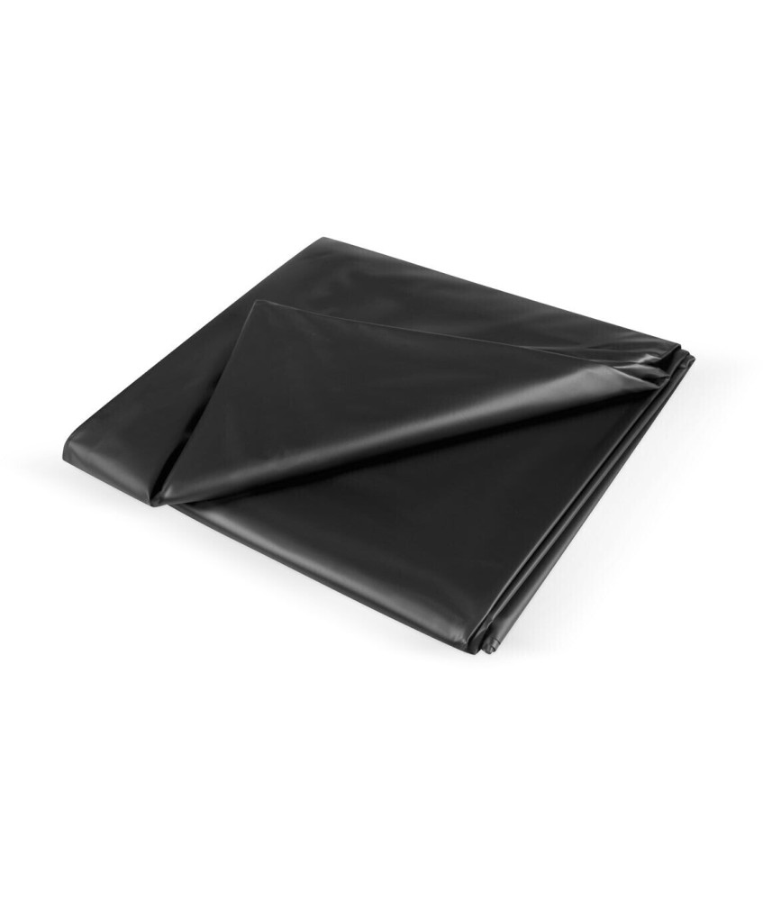 Sextoys, sexshop, loveshop, lingerie sexy : Massage Nuru : Joy division- drap étanche Noir pour massage 180x220