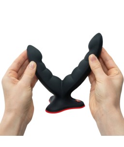 Sextoys, sexshop, loveshop, lingerie sexy : Stimulateur Clitoris : Fun Factory - Double gode et masseur ride noir