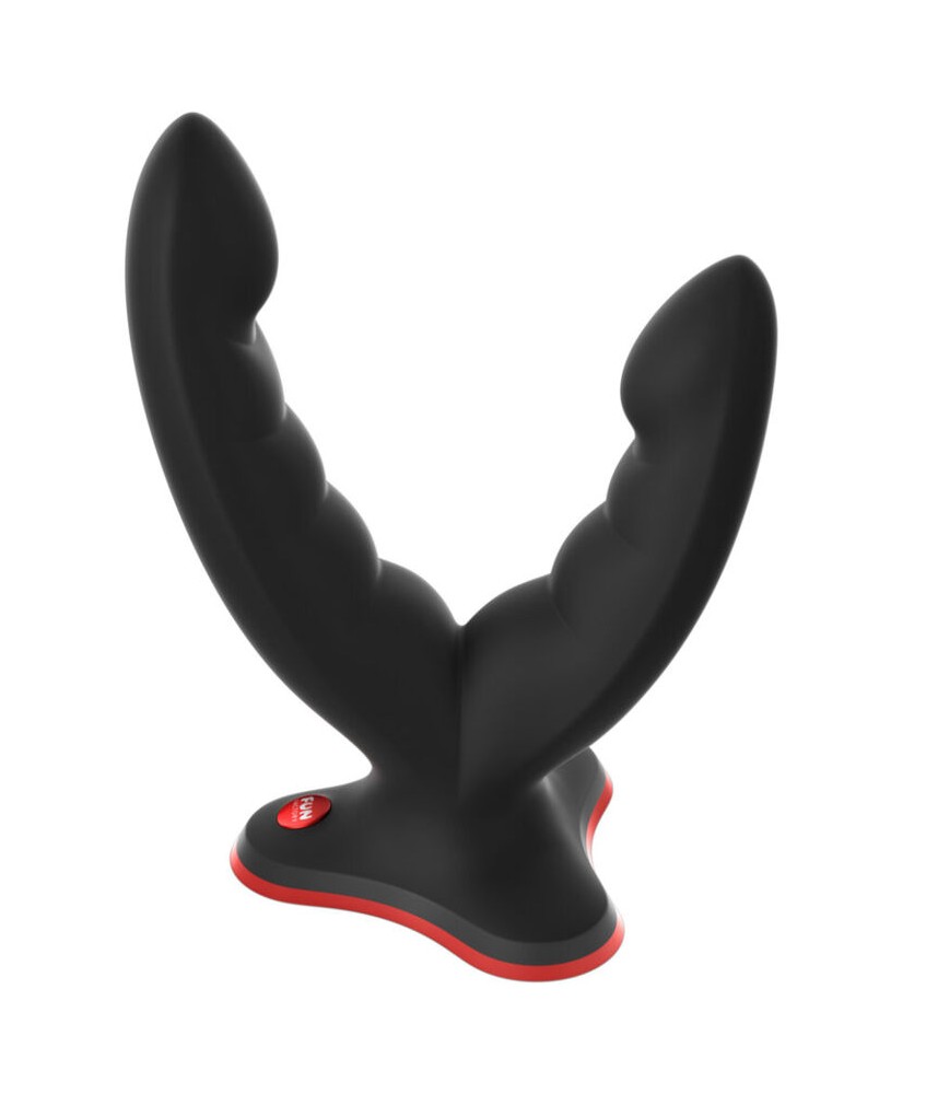Sextoys, sexshop, loveshop, lingerie sexy : Stimulateur Clitoris : Fun Factory - Double gode et masseur ryde noir