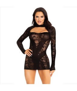 Sextoys, sexshop, loveshop, lingerie sexy : Robes sexy : Leg Avenue- Jolie et Sexy Robe Noir