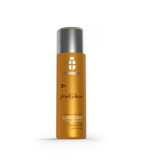 Sextoys, sexshop, loveshop, lingerie sexy : Lubrifiant à base d'eau : Lubrifiant Fruity Love fruit tropicaux au miel 50 ml