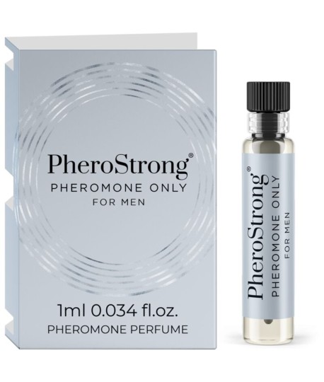 Sextoys, sexshop, loveshop, lingerie sexy : Aphrodisiaques Hommes : Pherostrong only pour Homme 1 ml