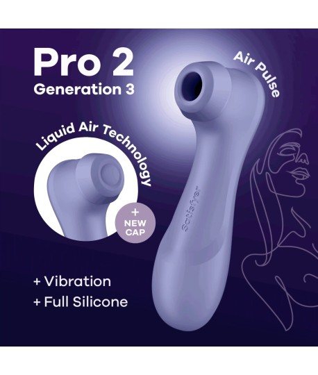 Sextoys, sexshop, loveshop, lingerie sexy : Sextoys luxe : Satisfyer - pro 2- génération 3