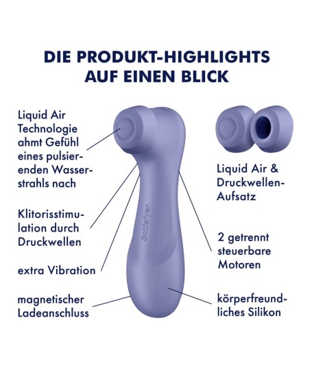 Sextoys, sexshop, loveshop, lingerie sexy : Sextoys luxe : Satisfyer - pro 2- génération 3