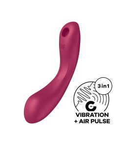 Sextoys, sexshop, loveshop, lingerie sexy : Stimulateur Clitoris : Satisfyer -Curvy Trinity 1