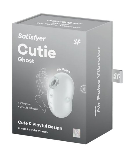 Sextoys, sexshop, loveshop, lingerie sexy : Sextoys luxe : Satisfyer - Stimulateur ghost blanc