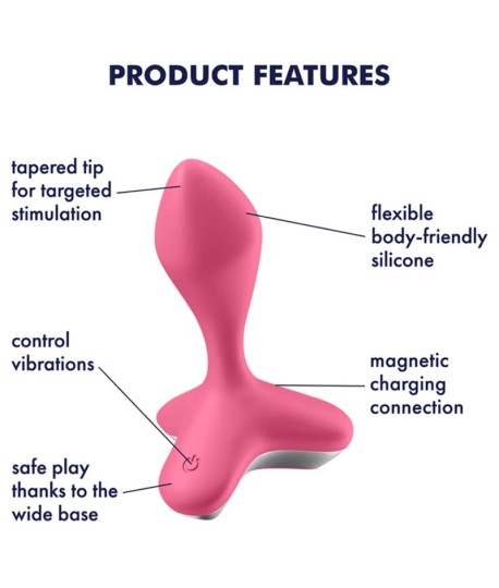 Sextoys, sexshop, loveshop, lingerie sexy : Sextoys luxe : Satisfyer - Plug Anal game