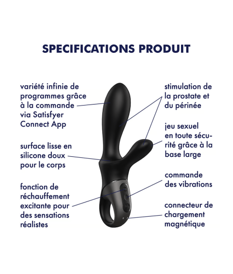 Sextoys, sexshop, loveshop, lingerie sexy : Sextoys luxe : Satisfyer - Vibrateur climax +
