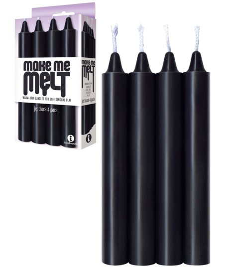 ❤ Massage oils and candles - Candle black drip black -...