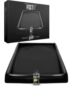 Sextoys, sexshop, loveshop, lingerie sexy : Massage Nuru : Fist It - Tapis de jeu torride gonflable noir