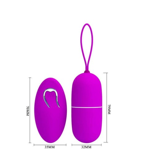 Sextoys, sexshop, loveshop, lingerie sexy : Vibro Oeuf : Pretty love - Œuf télécommandé Arvin