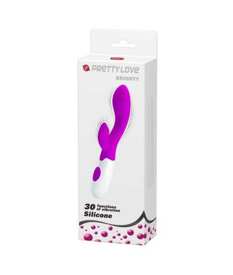 Sextoys, sexshop, loveshop, lingerie sexy : Vibro Rabbit : Vibromasseur Pretty Love Brighty Violet