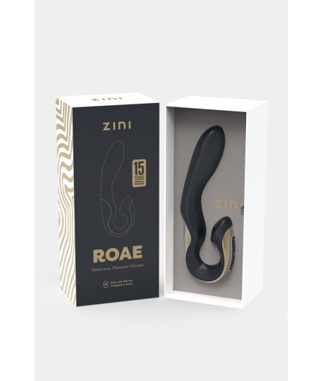 Sextoys, sexshop, loveshop, lingerie sexy : Vibro Rabbit : ZINI Vibromasseur Roae Or de Luxe