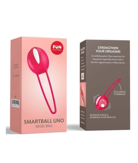 Sextoys, sexshop, loveshop, lingerie sexy : Sextoys luxe : Fun Factory Boules de Geisha Smartballs Uno Rouge / Blanc
