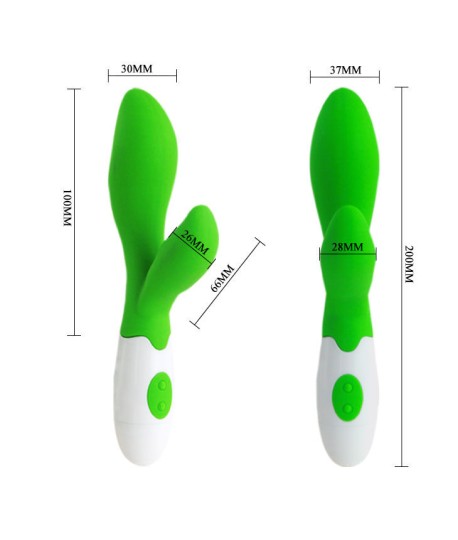 Sextoys, sexshop, loveshop, lingerie sexy : Vibro Rabbit : Pretty Love - Vibromasseur double simulation