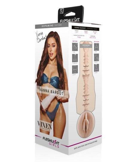 Sextoys, sexshop, loveshop, lingerie sexy : Masturbateur - Vagin Artificiel : Fleshlight Girls vagin Vanna Bardot Dopamine