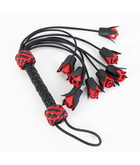 Sextoys, sexshop, loveshop, lingerie sexy : Tapettes et Fouets : Fouet noir et rouge