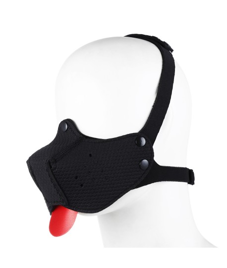 Sextoys, sexshop, loveshop, lingerie sexy : Baillons : Museau chien bdsm Noir